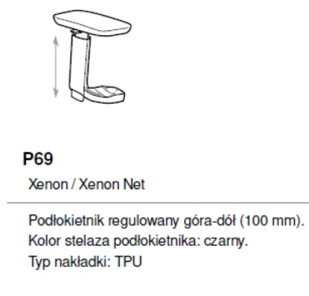 Xenon 10 Profim rysunek wymiarowy P69