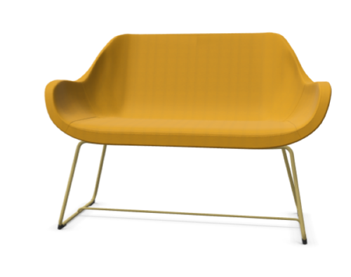 Sofa dwuosobowa Profim FAN 20V – na płozie
