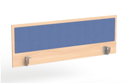 Przegroda biurkowa PN-4 Wuteh 1600 × 550 mm – płytowa z nakładkami tapicerowanymi