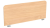 Przegroda biurkowa PP-11 Wuteh 1000 × 400 mm – płytowa