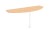 Profilowana przystawka do biurka P-15 Wuteh 1600 × 600/300 mm – szeroki blat pomocniczy