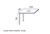 Rysunek z wymiarami przystawki SV-168 Sove Desk&MIX 1000 × 500 × 750 mm