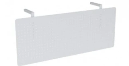 Metalowa blenda do biurka BB-2 Wuteh 1000 × 400 mm z okrągłymi otworami