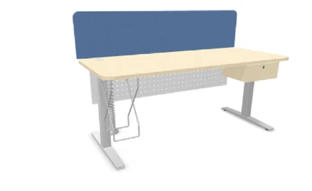 Biurko proste Wuteh REVO 4  z opcjonalnym wyposazeniem 160x80 cm