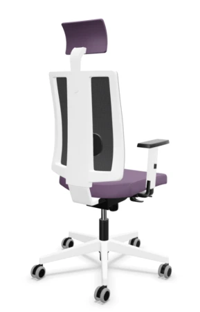 Navigo Mesh Plus białe – oparcie z siatki Runner 3D