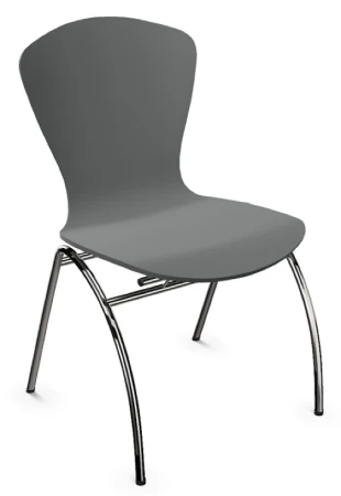 Krzesło konferencyjne Bingo 4L wood Nowy Styl z laminowanym kubełkiem