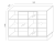 Szafa GRAND GR-7 Wuteh – rysunek z wymiarami 1605 × 420 × 1255 mm