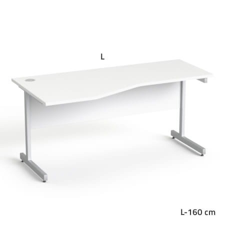 Sove SV-30 Biurko biurowe lewe (80/70x160)