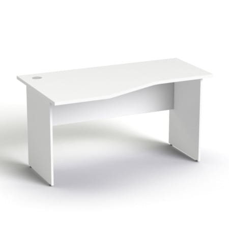 Sove SV-22 Biurko biurowe lewe z przelotką blatu (80/70x140)