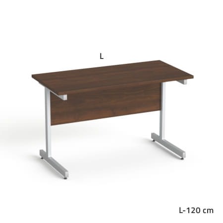 Biurko SV-25 Sove z prostokątnym blatem – 120 cm