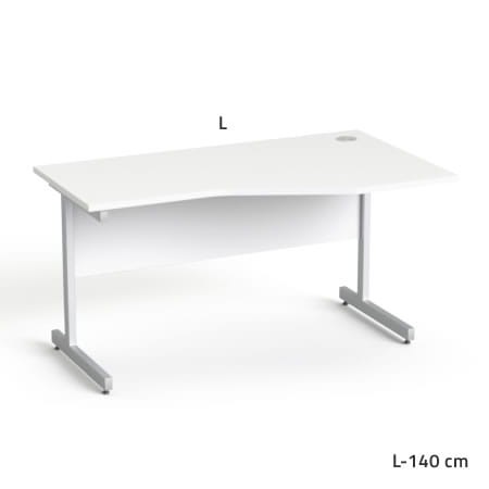 Sove SV-27 Biurko biurowe prawe (70/80x140)