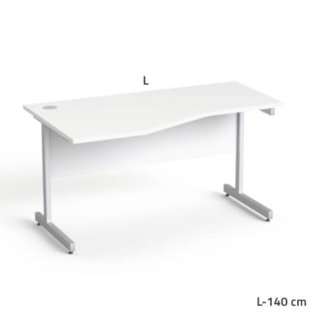 Sove SV-28 Biurko lewe (80/70x140)