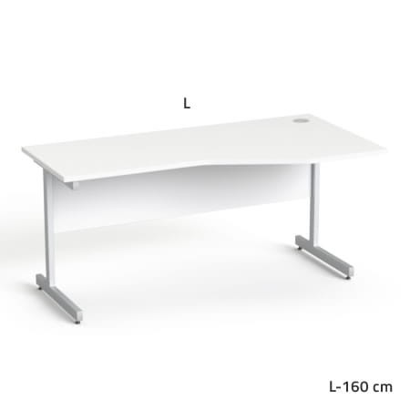 Sove SV-29 Biurko biurowe prawe (70/80x160)