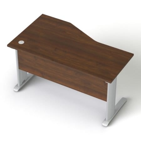 Biurko SV-33 Sove z ergonomicznym blatem – prawe  (70/80x140)