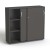 Sove SV-13 Szafa niska grafit 120x109h 3 OH