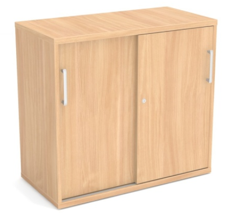 Szafka A-20 Wuteh – przybiurkowa z drzwiami przesuwnymi 80 cm