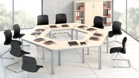 Sove SV-41 Stół konferencyjny trapezowy  (150x70)