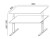 Biurko SV-304  podnoszone elektrycznie 180x80x129h Sove