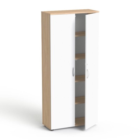 Szafa Sove SV-01 M – korpus dąb amber i białe drzwi