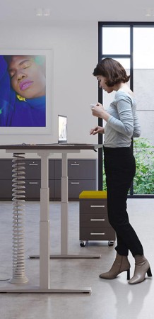 Biurko SKY-2 regulowane elektrycznie  Wuteh 140x80