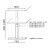 Wymiary biurka elektrycznego SKY-3 Wuteh 1600 × 800 mm