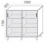 Sove SV-13 Szafa niska  rysunek 120x119,4h 3 OH