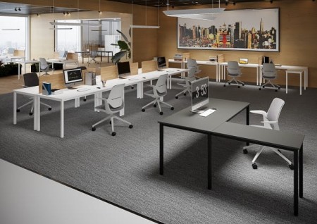 Biurka Desk&mix   noga kwadrat wybór rozmiarów Sove