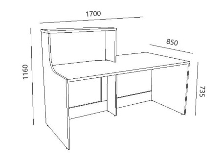 Sove SV-120 Lada recepcyjna 170x85x116h Sove