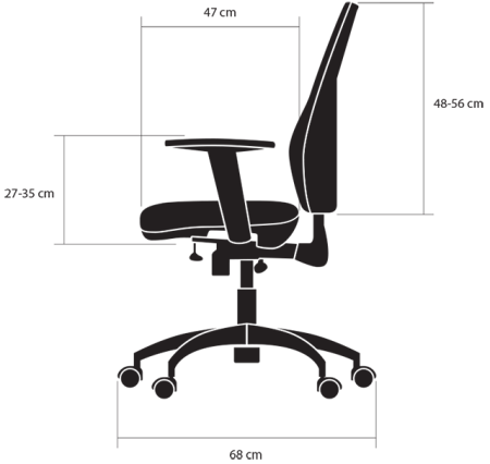 Galaxy K5 fotel biurowy profilaktyczno rehabilitacyjny Kulik System