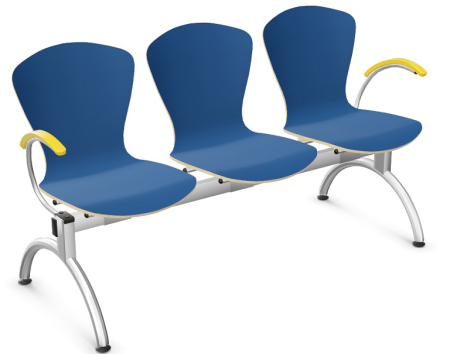 Ławka Bingo-3 ARM wood alu Nowy Styl