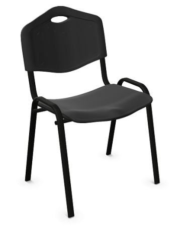 Krzesło ISO Plastik  czarne K02, grafit KO5 , chabrowe K31