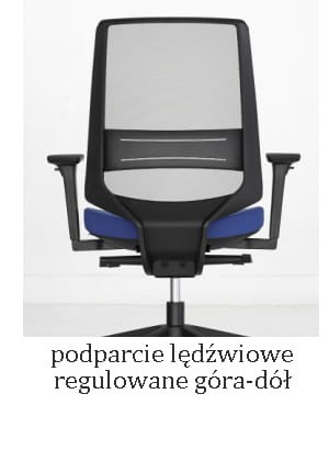 Krzesło Profim LightUp 250STN do biura podparcie lędźwiowe góra-dół