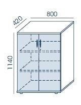 Szafka RMP-5 80x114h Wuteh orzech antyczny rewelacyjna cena