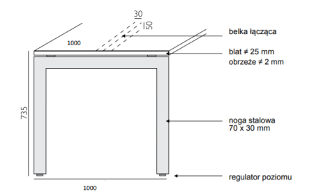 Stół konferencyjny SK-32 Wuteh (200x100)