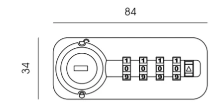 Locker 3 skrytki LLC-3 WUTEH 50x60x189h