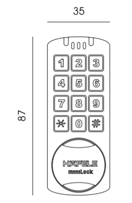 Locker podwójny z wyrzutnią LC-10Z WUTEH 42x80x189h