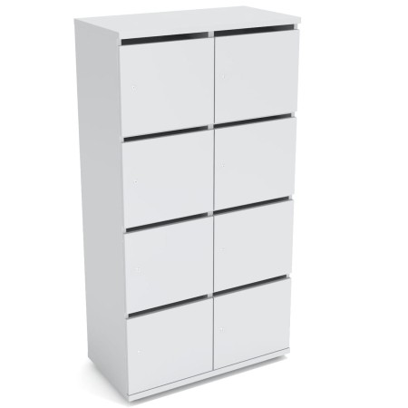 Locker podwójny z wrzutnią LC-8Z WUTEH 42x80x153h