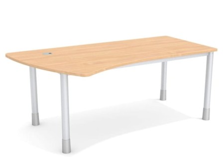 Biurko gabinetowe lewe POLO PO-17 Wuteh 180x100 cm