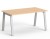 Biurko AVO AV-3 Wuteh 1400 × 800 mm na metalowych nogach