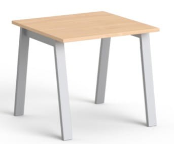 Biurko AVO AV-1 Wuteh 800 × 800 mm na metalowych nogach
