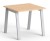 Biurko AVO AV-1 Wuteh 800 × 800 mm na metalowych nogach