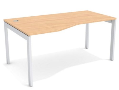 Biurko narożne NOMO NO-5 lewe 160x100 cm – funkcjonalne biurko kątowe