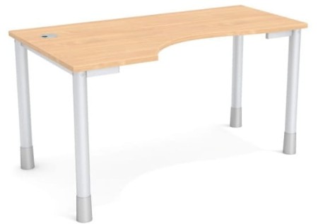 Biurko narożne lewe kompaktowe POLO PO-25 Wuteh 140x80 cm