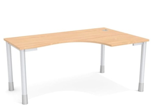Biurko biurowe narożne Polo PO-8 Wuteh (160x100 cm)