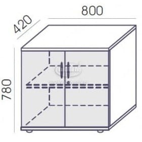 Szafka RSP-4 zamknięta 80x78h Wuteh