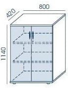 Szafka RMP-5 80x114h Wuteh