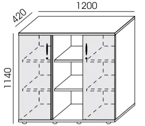 Szafa RMP-10 120x114h Wuteh