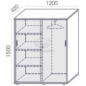 Szafa RLP-9 120x150h Wuteh