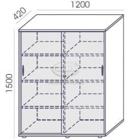 Szafa Profi RL-8 120x150h Wuteh