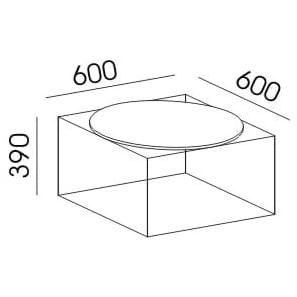 Stolik kawowy Loft LF-4 Wuteh